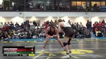 184 lbs Quarterfinal - Adam Medeiros, Heidelberg University vs Lucas Salmon, Baldwin Wallace University