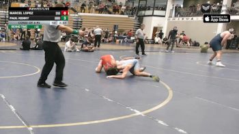 133 lbs Consi Of 8 #2 - Marcel Lopez, Southern Illinois vs Paul Kenny, Unrostered