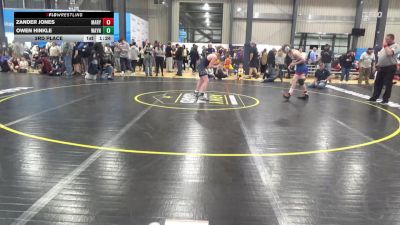 128 lbs 3rd Place - Zander Jones, Marysville vs Owen Hinkle, Waynesboro