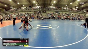 100 lbs Champ. Round 1 - Peter Heyen, Southern Boone Wrestling Club-AAA vs Becorath Moore, Bronco Wrestling Club-AAA