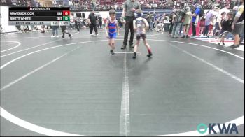 55 lbs Round Of 16 - Maverick Cox, Unattached vs Rhett White, Smith Wrestling Academy