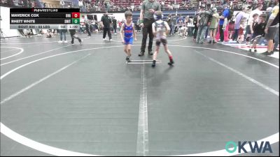 55 lbs Round Of 16 - Maverick Cox, Unattached vs Rhett White, Smith Wrestling Academy