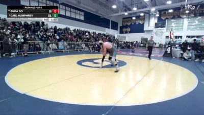 132 lbs Champ. Round 1 - Khoa Do, Diamond Bar vs Cael Humphrey, Sultana