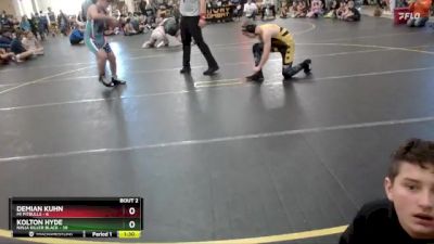 125 lbs Round 1 (6 Team) - Demian Kuhn, Mi Pitbulls vs Kolton Hyde, Ninja Killer Black