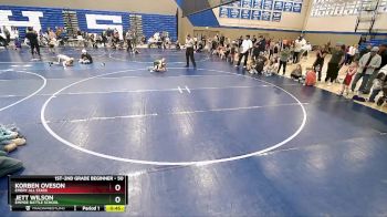 50 lbs Cons. Semi - Jett Wilson, Empire Battle School vs Korben Oveson, Emery All Stars