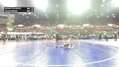 66 lbs Semifinal - Tallon DeMers, Ambush Wrestling vs Michael Willmarth, Bozeman Wrestling Club