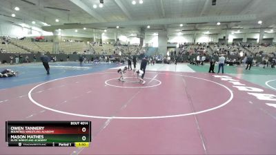 60 lbs Quarterfinal - Owen Tannery, Rountree Wrestling Academy vs Mason Mathes, Elite Wrestling Academy