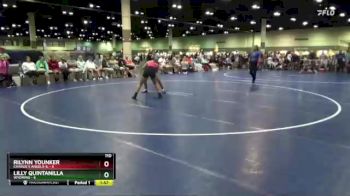 110 lbs Cross Bracket (8 Team) - Lilly Quintanilla, Wyoming vs Rilynn Younker, Charlie`s Angels-IL