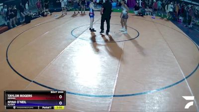 115 lbs Cons. Round 3 - Taylor Rogers, Nevada vs Nyah O`Neil, Alaska