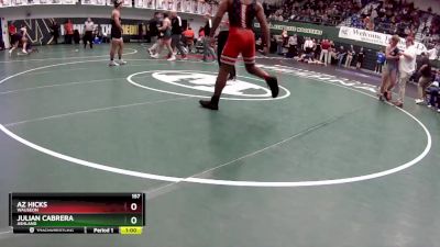 157 lbs Cons. Round 4 - Julian Cabrera, Ashland vs AZ Hicks, Wauseon