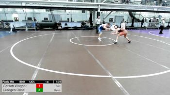 120A lbs 3rd Place - Carson Wagner, Northampton vs Draegen Orine, Wyoming Seminary