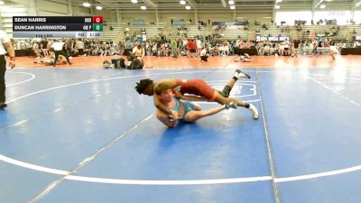 138 lbs Rr Rnd 3 - Sean Harris, Indiana Outlaws White - HSB vs Duncan Harrington, 4M Power - HSB
