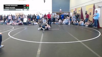 96 lbs Quarters - Owen Packer, Shootbox Rigby vs Tucker Boesiger, Declo Stingers