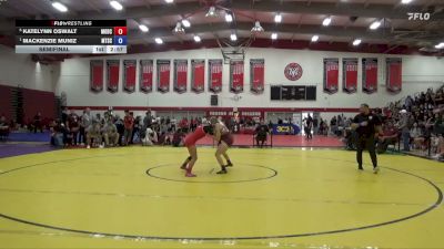 117 lbs Semifinal - Mackenzie Muniz, Mt. San Antonio College vs Katelynn Oswalt, Modesto College