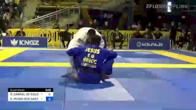 DAVI CABRAL DE SOUZA vs ERICH MUNIS DOS SANTOS 2022 World Jiu-Jitsu IBJJF Championship