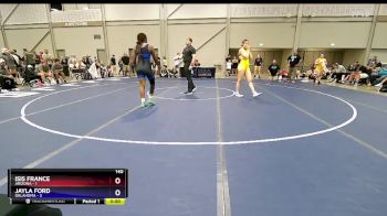 140 lbs Semis & 3rd Wb (16 Team) - Isis France, Arizona vs Jayla Ford, Oklahoma