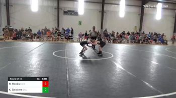 80 lbs Prelims - Bryar Hooks, Choctaw Ironman vs Kellen Sanders, Williamson County WC