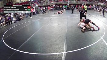 132 lbs Cons. Round 1 - Chase Rocole, Millard South Wrestling Club vs Ezekiel Krajewski, Waverly Wrestling Club