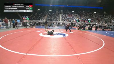 4A-106 lbs Champ. Round 1 - Cameron Christopherson, Sheridan vs Colby Parker, Thunder Basin High School