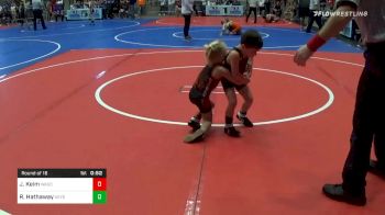 43 lbs Prelims - Jace Keim, Wagoner Heat vs Rixon Hathaway, Keystone Kids Wrestling Club