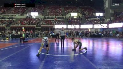 122 lbs Champ. Round 2 - Westin Gansel, Ruis Wrestling vs Tarence Torres, Belgrade Little Guy