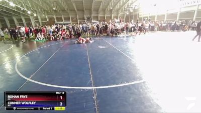 114 lbs Champ. Round 1 - Roman Frye, CA vs Conner Wolfley, NV