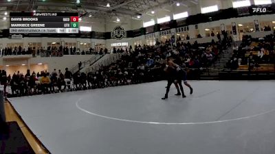 157 lbs 2nd Wrestleback (16 Team) - Davis Brooks, Harris County vs Markiece Greene, Lithonia