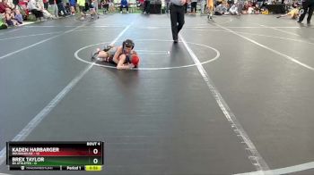 48 lbs Round 2 (6 Team) - Kaden Harbarger, Roughhouse vs Brex Taylor, 84 Athletes