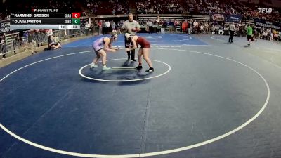 G 152 lbs Cons. Round 3 - Karmindi Grosch, Chalmette Girls vs Olivia Patton, South Beauregard Girls