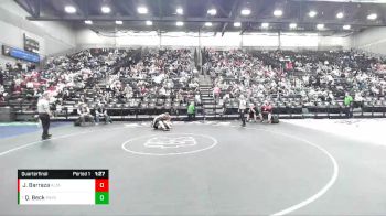 165 lbs Quarterfinal - Quayde Beck, Payson vs Josh Barraza, Alta