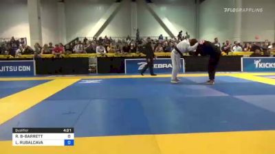 RADJI BRYSON-BARRETT vs LUIS RUBALCAVA 2021 World Master IBJJF Jiu-Jitsu Championship