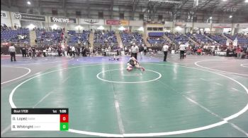 126 lbs Round Of 32 - Deven Lopez, Duran Elite vs Benjamin Whitright, Cheyenne East HS