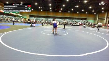 133 lbs Consi Of 16 #2 - Jake Castagneto, UNATT-Utah Valley vs Paris Ruiz Ii, Clackamas