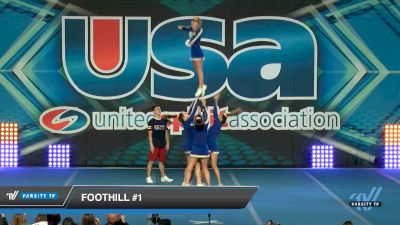 Foothill #1 [2020 Group Stunt Intermediate -- Group A Day 1] 2020 USA Spirit Nationals