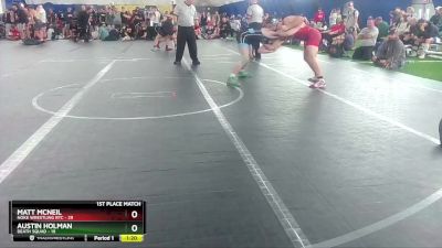 165 lbs Finals (2 Team) - Matt McNeil, Noke Wrestling RTC vs Austin Holman, Death Squad