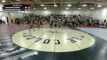 125 lbs Quarterfinal - An`taniyah McCullum, Hurst L.D Bell vs Alexandria Ramos, Princeton