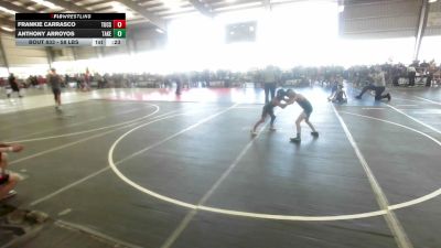 58 lbs Consi Of 8 #2 - Frankie Carrasco, Tucson Cyclones vs Anthony Arroyos, Takedown Elite