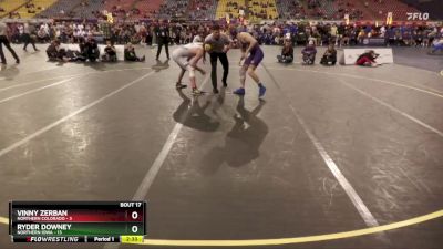 157 lbs Semis & 3rd Wb (16 Team) - Ryder Downey, Northern Iowa vs Vinny Zerban, Northern Colorado