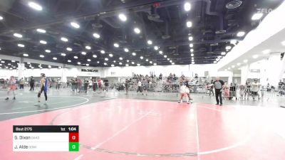 102 lbs Round Of 16 - Grant Dixon, Oakdale, Wrestling vs Joseph Alde, Dominate WC