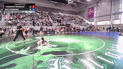 U23 Women - 62 lbs 5th Place Match - Samantha Barragan, CA vs Maci Stemmons, CA