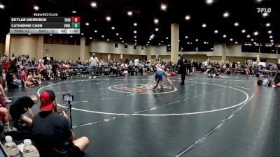 100 lbs Round 3 (4 Team) - Skylar Morrison, Team Arkansas vs Catherine Chen, Stars WC