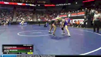 3A-138 lbs Cons. Round 3 - Damarion Ross, Fort Dodge vs Jacob Helgeson, Johnston