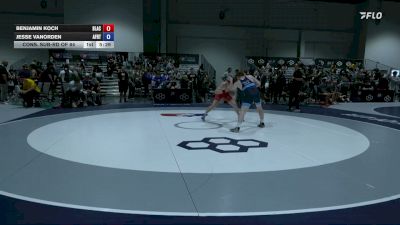 70 kg Cons. Sub-rd Of 64 - Benjamin Koch, Blair Academy vs Jesse Vanorden, Air Force Regional Training Center
