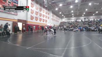 132 lbs Cons. Round 6 - Timmy Mazur, Lake Catholic vs Landon Rusnak, Perry