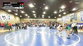 175 lbs 5th Place Match - Anthony Lara, R.F. Kennedy vs Theo Steele, Dos Palos