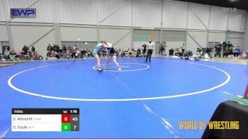 110 lbs Quarterfinal - Daylnn Albrecht, POWA vs Dalilah Coyle, Untouchables Girls Pink