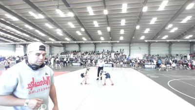50 lbs Semifinal - Bentley Coberly, Salem Elite Mat Club vs Elijah Beck, Top Rank Hammers