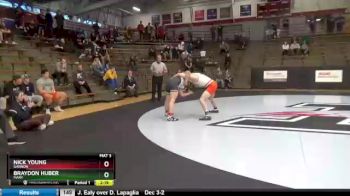 157 lbs 5th Place Match - Nick Young, Gannon vs Braydon Huber, Mary