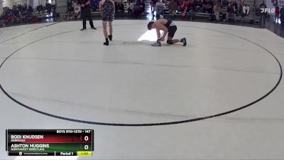 147 lbs Cons. Round 2 - Bodi Knudsen, Nebraska vs Ashton Huggins, Northwest Wrestling