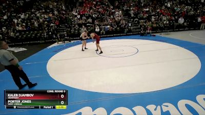 215 lbs Cons. Round 3 - Kaleb Djambov, Viewmont vs Porter Jones, West Jordan